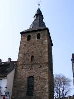 Ein Turm in der Hattinger Altstadt am 15.