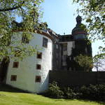 BAD BERLEBURG-SCHLOSS/RCKSEITE  In der Stadt im Rothaargebirge befindet sich auf einer Anhhe ber der Stadt ein mchtiges Schloss,dessen Anfnge auf eine Hhenburg aus