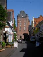 Xanten, Klever Tor, erbaut 1393 als Doppeltor (30.05.2011)