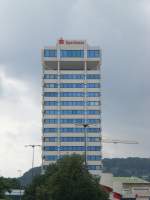 Das Hauptgebude der Stadtsparkasse Wuppertal in Elberfeld.(17.7.2012)