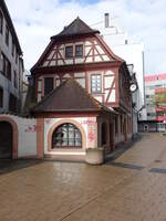 Kaiserslautern, Restaurant Spinnrdl in einem Fachwerkhaus am alten Hof (16.05.2021)