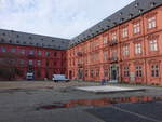Mainz, Kurfrstliches Schloss, ehemalige Stadtresidenz der Mainzer Erzbischfe, erbaut bis 1752 (01.03.2020)