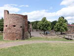 Klln, Burg Bucherbach, erbaut ab 1326 durch die Grafen von Saarbrcken-Commercy, 1627 wurde die Festung im Dreiigjhrigen Krieg durch kaiserliche Truppen verwstet