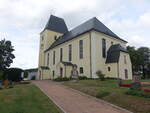 Marbach, evangelische Kirche, erbaut von 1770 bis 1771 (19.09.2023)