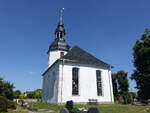 Jonaswalde, barocke evangelische Kirche, erbaut 1745 (24.06.2023)
