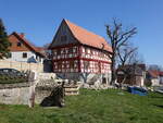 Grobrchter, historische Gemeindeschnke in der Geschwister Scholl Strae (07.04.2023)