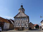 Groenehrich, historisches Rathaus in der Kapellstrae (07.04.2023)