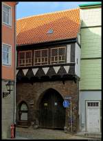 Das Torhuschen in der Domstrae 12 ist eines der ltesten Gebude Nordhausens.