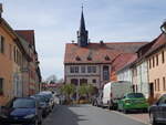 Orlamnde, sptgotisches Rathaus in der Burgstrae (22.04.2023)