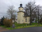 Mittelpllnitz, evangelische Kirche, erbaut 1686 (29.04.2023)
