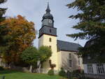 Groneundorf, evangelische Kirche, erbaut 1731 (17.10.2022)