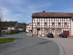 Dorndorf, Fachwerkhuser an der Dorfstrae (22.04.2023)