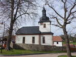 Partschefeld, evangelische Dorfkirche in der Uhlsbachstrae (22.04.2023)