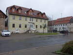 Leubingen, Brgerhaus in der Rosa Luxemburg Strae (08.04.2023)