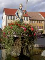 Wippertusbrunnen am Marktplatz von Klleda, erbaut 1582, Kreis Smmerda (28.09.2012)