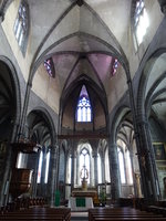 Ennezat, gotischer Chor der Kollegiatskirche mit Fresken aus dem 15.