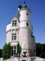 Frankreich, Centre, Indre-et-Loire, das Schloss von Chenonceau, Tour des Marques, 26.07.2003