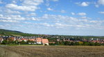 Weienburg (Wissembourg), Blick von Sden ber die ca.8000 Einwohner zhlende Stadt im Nordelsa, Sept.2015
