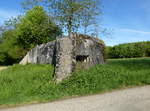 Lucelle, ehemaliger Bunker der Maginot-Linie, auerhalb des Ortes, Mai 2017