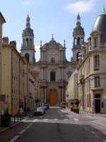 Nancy, Kathedrale des Primas, Bischofssitz des Bistum Nancy-Toul,   erbaut unter Leopold I.