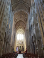 Senlis, Mittelschiff der Kathedrale Notre-Dame (17.07.2016)