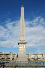 Ein original aus Luxor: Der 3000 Jahre alte und 230t schwere Obelisk am Place de la Concorde.