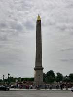 Die Obelisque de Louxor auf dem Place de Concorde am 3.6.17.