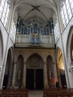 Paris, Orgelempore in der Kirche Saint-Germain-l´Auxerrois (30.03.2018)