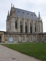 Paris, Sainte-Chapelle beim Chateau Vincennes, erbaut ab 1380 (02.04.2018)