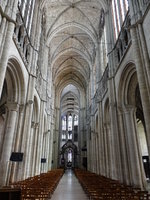 Evreux, Mittelschiff der Kathedrale Notre-Dame (15.07.2016)