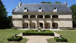 Schloss Dampierre-sur-Boutonne, Renaissance Schloss erbaut bis 1495, doppelgeschossige Corps de Logis erbaut im 17.