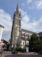 Pau, Kirche Saint-Martin, erbaut von 1863 bis 1871 durch den Architekten Emile Boeswillwald (27.07.2018)
