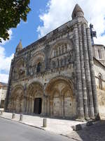 Civray, Prioratskirche Prieur St-Nicolas de Civray, erbaut im 12.