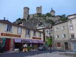 Foix, Burg des Grafen von Foix und Place Pyrene (01.10.2017)