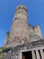 Burg von Najac, Ruine einer mittelalterlichen Gipfelburg, erbaut im 11.
