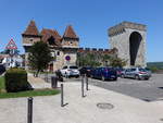 Cahors, Chateau Barbacane und Tour Saint-Jean, erbaut im 14.