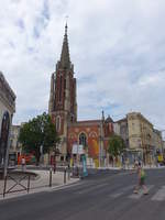 Agen, Kirche Sainte-Foy, erbaut von 1877 bis 1913 durch Architekt Leopold Payen (28.07.2018)