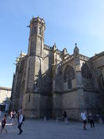 Carcassonne, gotische Basilique Saint-Nazaire, erbaut bis 1330 (29.09.2017)