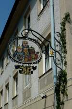 Immenstadt, Gasthof  Drei Knig  seit 1805, Aug.2011