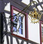Denzlingen,  Die Krone , Gasthaus und Hotel seit 1605, Sept.2022