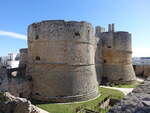 Otranto, Castello Aragonese, erbaut von 1485 bis 1498 (03.03.2023)