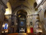 Lugo, barocker Innenraum der Chiesa del Suffragio (31.10.2017)