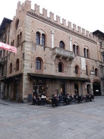 Reggio Emilia, Palazzo dell Albergo Posta, erbaut 1281 (09.10.2016)