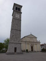 Rivolto, Pfarrkirche San Michele an der Piazza della Scuole (06.05.2017)
