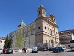 Acri, Basilika Sant Angelo d´Acri, erbaut von 1893 bis 1898 durch den rmischen Architekten Guido Quercioli (07.04.2024)