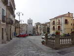Caulonia, Piazza Mese mit der Chiesa Matrice (10.04.2024)
