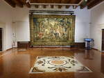 Gerace, historischer Wandteppich im Museo Diocesano (10.04.2024)