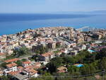 Ausblick auf die Altstadt von Tropea, Kalabrien (09.04.2024)