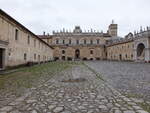 Padula, Kartause Certosa San Lorenzo, gegrndet 1306, barocker Umbau im 16.