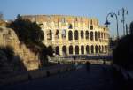 Roma / Rom im Februar 1989: Den Namen Colosseum, deutsch Kolosseum, bekam das Amphitheater erst im Mittelalter.